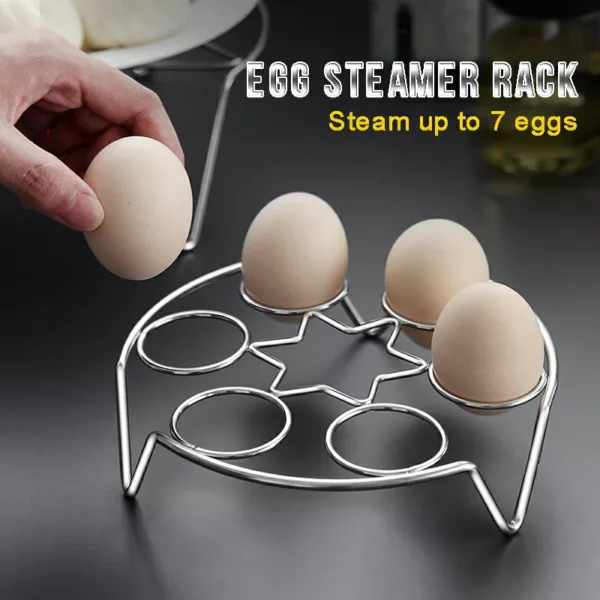 (🔥HOT SALE NOW-48% OFF)Stainless Steel Egg Steamer Rack(BUY 2 GET 1 FREE NOW)