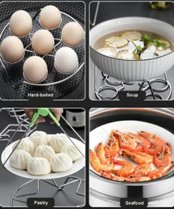 (🔥HOT SALE NOW-48% OFF)Stainless Steel Egg Steamer Rack(BUY 2 GET 1 FREE NOW)