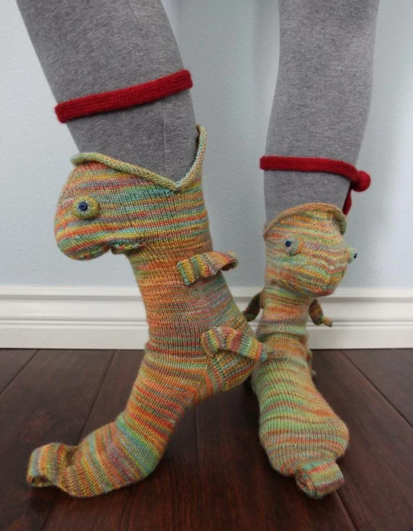 🎅(Christmas Early Sale - Save 40% OFF)Knit Crocodile Socks