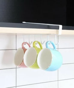 (🔥Summer Hot Sale - 50% OFF) Under-Cabinet Hanger Rack (6 Hooks)