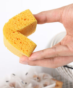 （Swell with water）Biodegradable wood pulp sponge