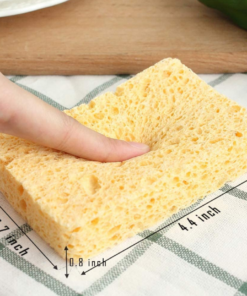 （Swell with water）Biodegradable wood pulp sponge