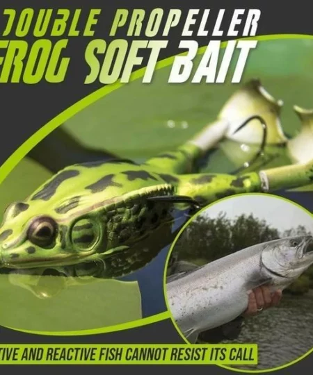 (Christmas Pre Sale - Save 50% OFF) Double Propeller Frog Lures-Buy 3 get 2 free