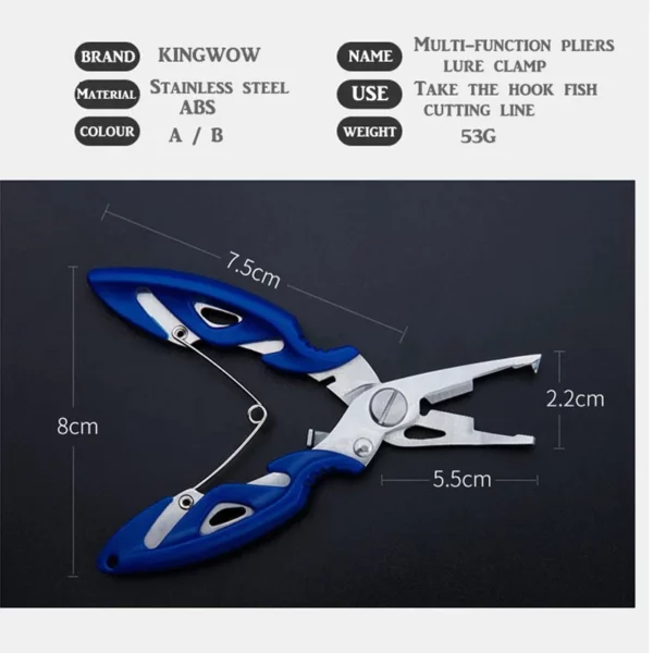 (🎄Christmas Promotion--48%OFF)Multifunctional Fishing Plier Scissor