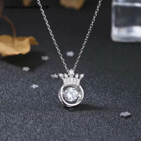 (Early XMAS SALE- 50% OFF) Beating Heart Crown Smart Necklace