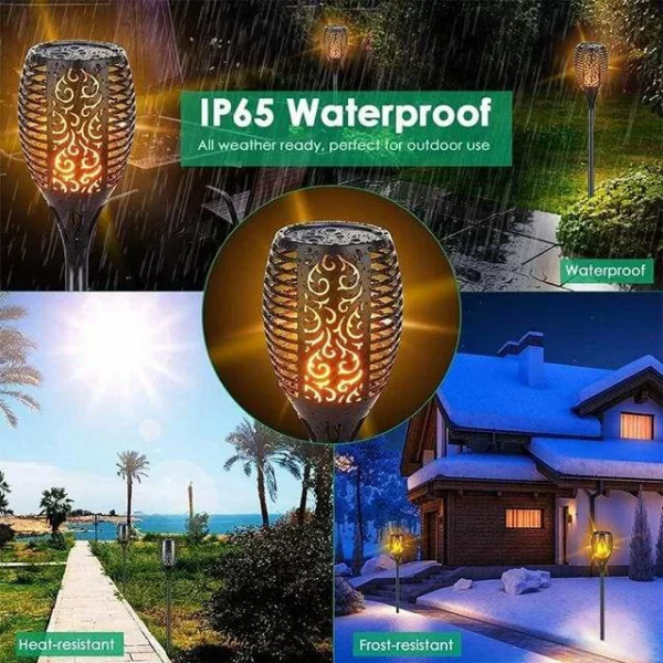 -50% 2021 Best Solar Flame Flicker Lamp