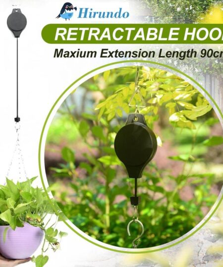 (60% OFF LAST DAY PROMOTIONS)Retractable Hook For Garden Baskets Pots, Birds Feeder