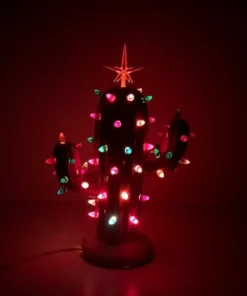 (🎅Early Christmas Sales)Vintage Ceramic Christmas Cactus