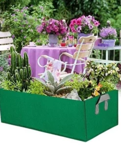 (Father's Day Sale-50% OFF) Rectangle Fabric Raised Garden Bed