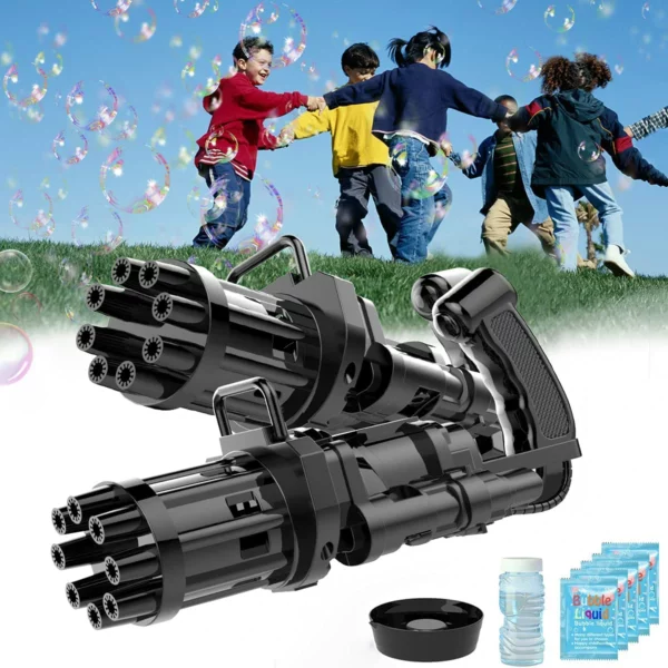 (CHRISTMAS SALE NOW-50% OFF)Gatling Bubble Machine