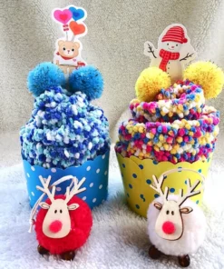 (🎅EARLY CHRISTMAS SALE - 50% OFF)Winter Fuzzy socks 'cupcakes'