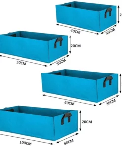 (Father's Day Sale-50% OFF) Rectangle Fabric Raised Garden Bed