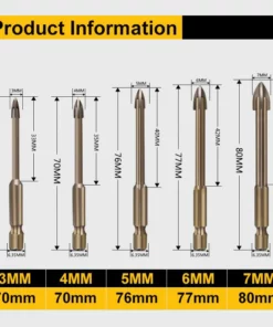 (🎄Early-Christmas Flash Sale🎄-48% OFF)Efficient Universal Drilling Bits(5 pcs)