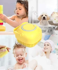 (🔥HOT SALE NOW-50% OFF) Silicone Shower Brush💦Pack of 3-Only $5.98 each