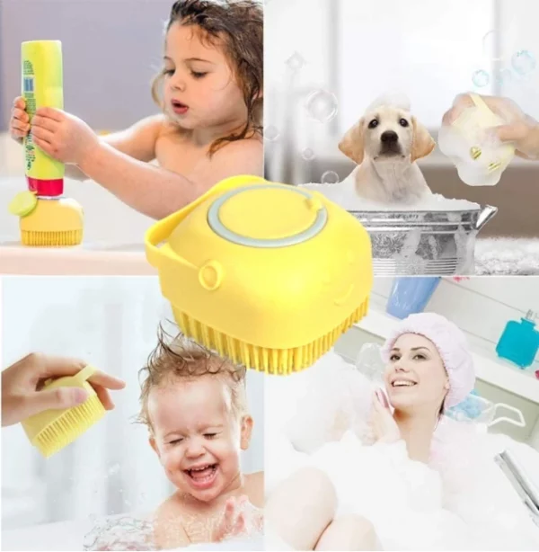 (🔥HOT SALE NOW-50% OFF) Silicone Shower Brush💦Pack of 3-Only $5.98 each