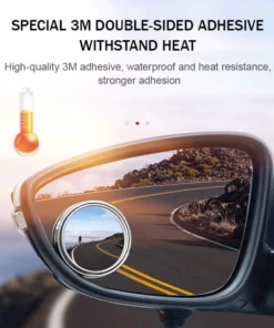 (🎄Early Christmas Sale NOW-40% OFF)360° Rotation Car Reversing Small Round Mirrors (2pcs)