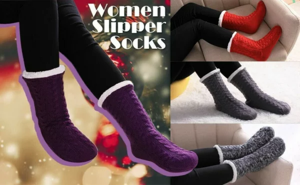 🎅🎅Christmas Sales-2021 Super Soft Warm Cozy Fleece Socks