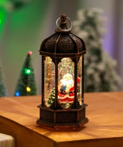 (🎄Early Christmas Sale NOW-50% OFF) LED Lighted Spinning Christmas Lantern🔥Buy More Save More🔥