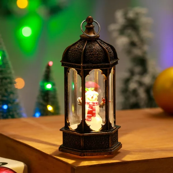 (🎄Early Christmas Sale NOW-50% OFF) LED Lighted Spinning Christmas Lantern🔥Buy More Save More🔥