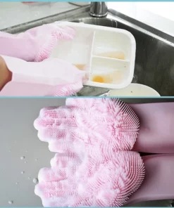 (🎄Christmas Promotion--48%OFF)Magic Silicone Dish Washing Gloves