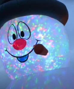 The 18' Frosty The Snowman Lightshow For Christmas Yard Decoration