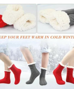 🎅🎅Christmas Sales-2021 Super Soft Warm Cozy Fleece Socks