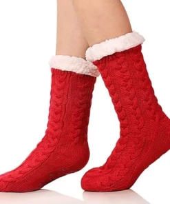 🎅🎅Christmas Sales-2021 Super Soft Warm Cozy Fleece Socks