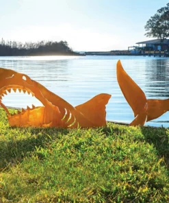 （HOT SALE）The Strongest Terrestrial Shark-Garden Decoration