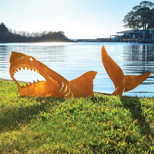 （HOT SALE）The Strongest Terrestrial Shark-Garden Decoration