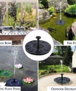 (❤️Clearance Sale - Save 48% OFF)Solar Powered Fountain Pump - Buy 2 Get Extra 10% Off