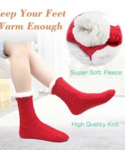 🎅🎅Christmas Sales-2021 Super Soft Warm Cozy Fleece Socks