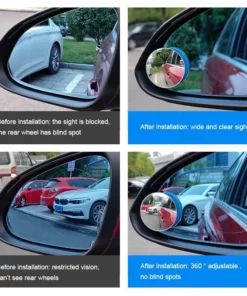 (🎄Early Christmas Sale NOW-40% OFF)360° Rotation Car Reversing Small Round Mirrors (2pcs)