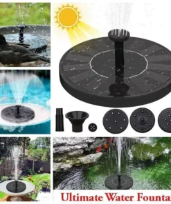 (❤️Clearance Sale - Save 48% OFF)Solar Powered Fountain Pump - Buy 2 Get Extra 10% Off