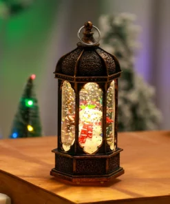 (🎄Early Christmas Sale NOW-50% OFF) LED Lighted Spinning Christmas Lantern🔥Buy More Save More🔥