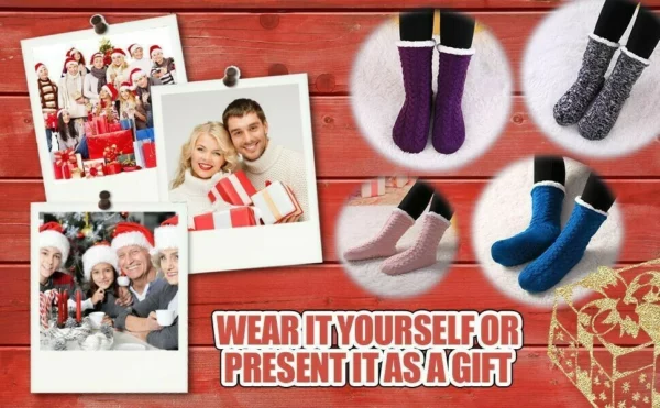 🎅🎅Christmas Sales-2021 Super Soft Warm Cozy Fleece Socks