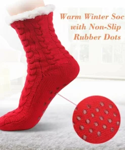 🎅🎅Christmas Sales-2021 Super Soft Warm Cozy Fleece Socks