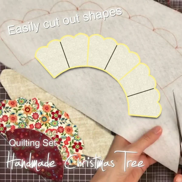 （🎄Early-Christmas-Hot-Sale）Handmade Christmas Tree Quilting Set (7PCS)