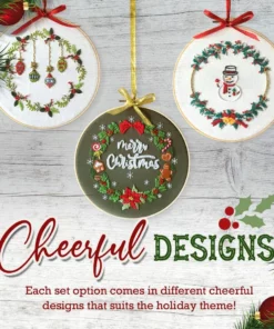 (🎄Early winter Sale🎄-50% OFF) Christmas Embroidery Set