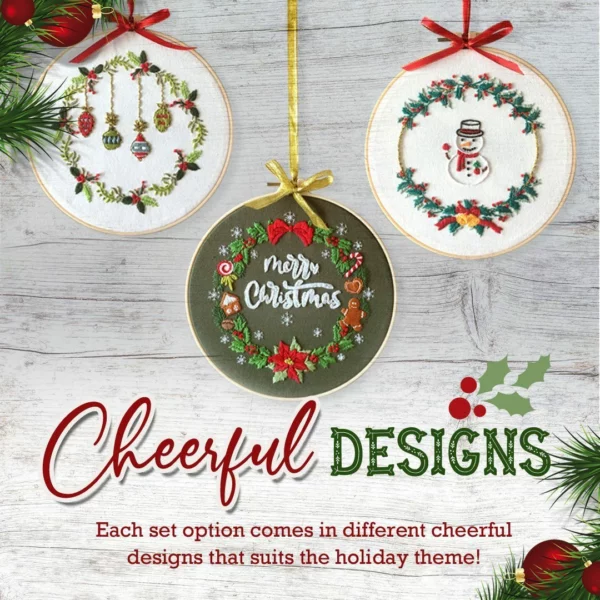 (🎄Early winter Sale🎄-50% OFF) Christmas Embroidery Set