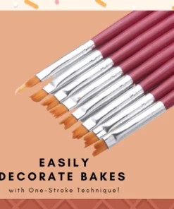 [PROMO 30% OFF] Bakerism™ One-Stroke Brush Set