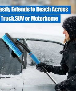 MPOQZI Vehicle-mounted Telescopic Multifunctional Snow Shovel