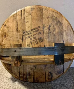 NEW YEARS SALE - 50% OFF - Bourbon Whiskey Barrel Shelf