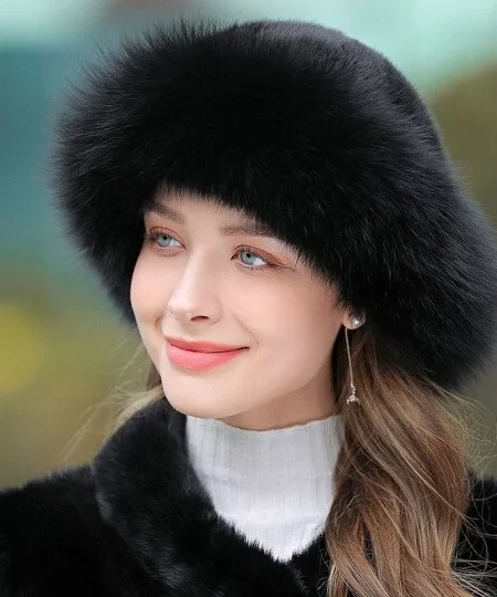 Fashion sweet and cute warm thick fisherman hat basin hatknitted with cashmere