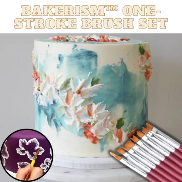 [PROMO 30% OFF] Bakerism™ One-Stroke Brush Set