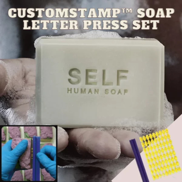 [PROMO 30% OFF] CustomStamp™ Soap Letter Press Set