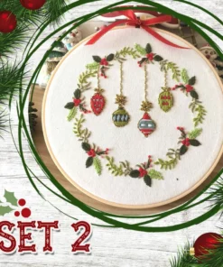 (🎄Early winter Sale🎄-50% OFF) Christmas Embroidery Set