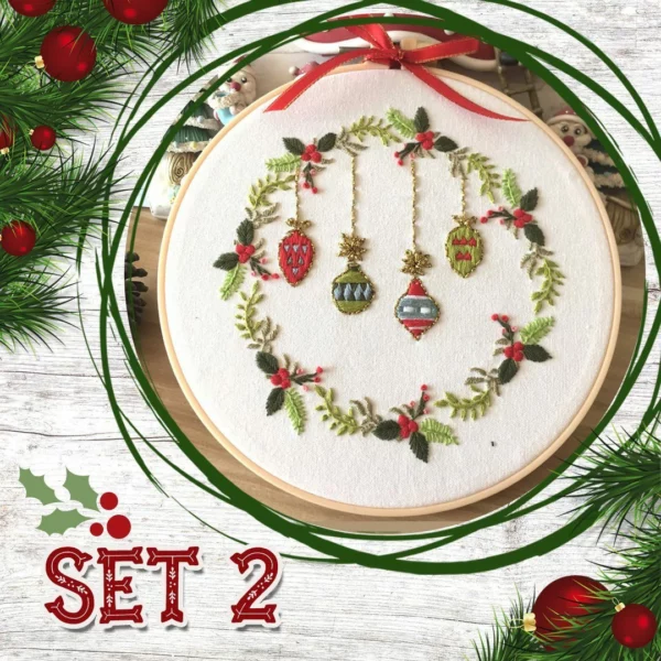 (🎄Early winter Sale🎄-50% OFF) Christmas Embroidery Set