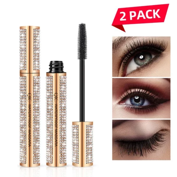 (🔥HOT SALE NOW-50% OFF)4D Flash Diamond Waterproof Lengthening Mascara🔥Buy 1 Get 1 Free