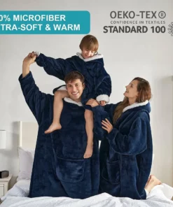 [Christmas & Winter Sale] - Unisex Comfy Oversize Hoodie Blanket