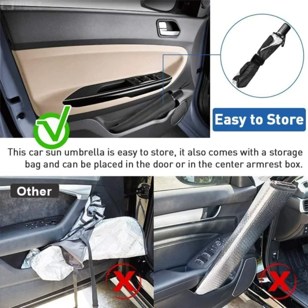 (🔥HOT SALE NOW-48% OFF) Car Windshield Sun Shade Umbrella